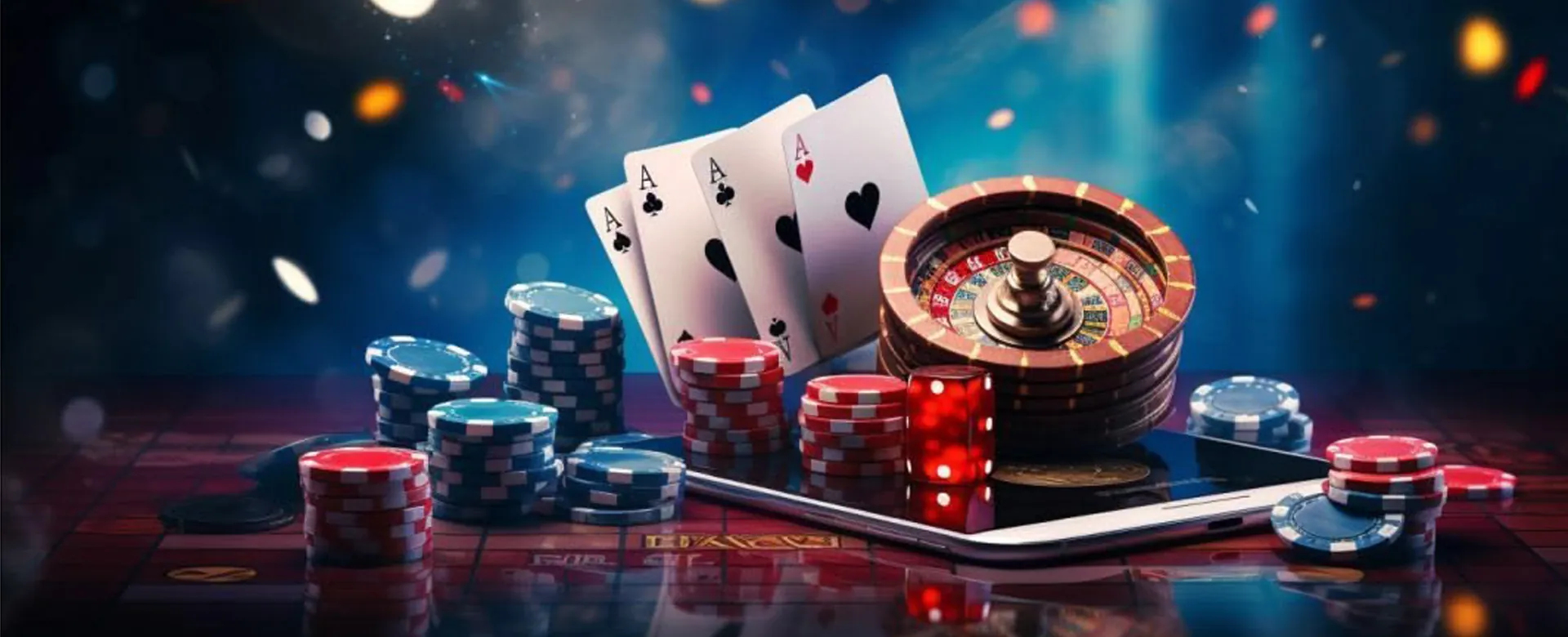 Live Casino Dealer at a Gaming Table