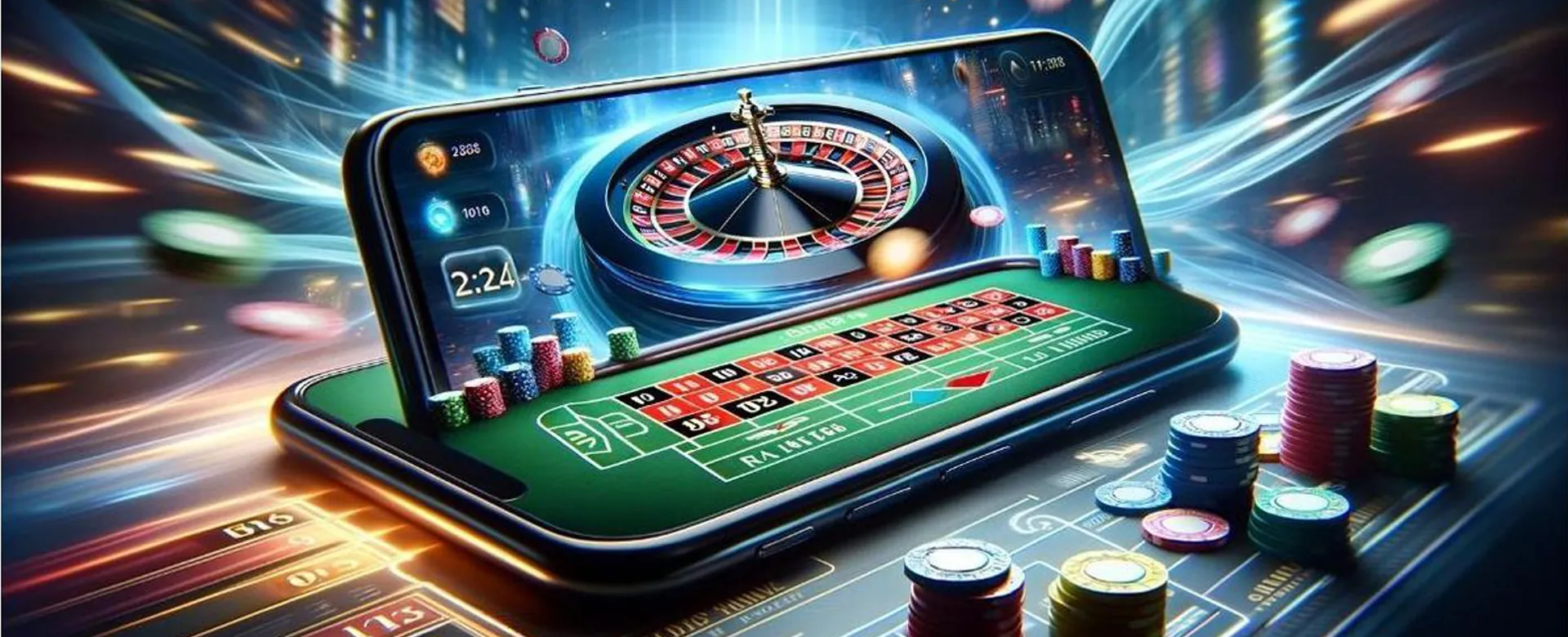 Luxurious online casino interface with golden accents, guiding users on how to play